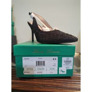 Lauren Lorraine Rachel Black Heel Size 9 NIB